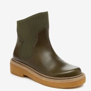 Kelsi Dagger Brooklyn Cannon Leather Bootie in Evergreen Green size 11